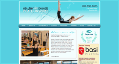 Desktop Screenshot of healthychangespilates.com